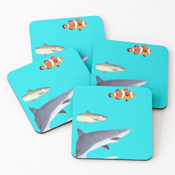 Item preview, Shark and fishes designed and sold by westenfield.