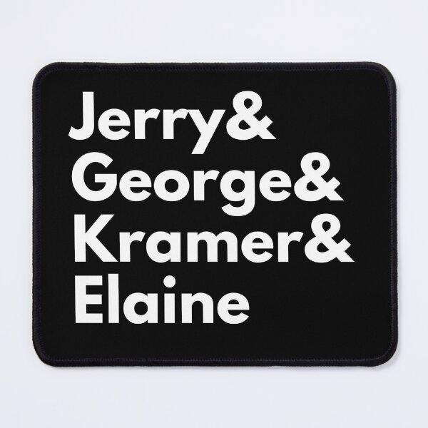 Item preview, Jerry, George, Kramer, and Elaine (White Variant) designed and sold by Everyday Designs.