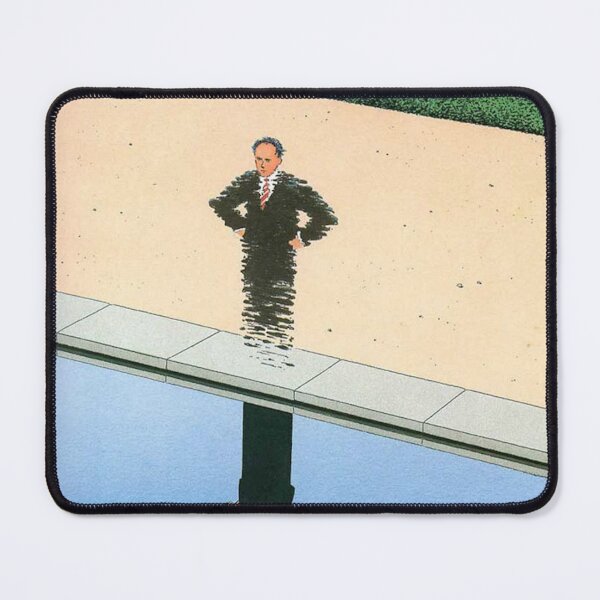 Item preview, Guy Billout Man's Reflection designed and sold by CamJones1.