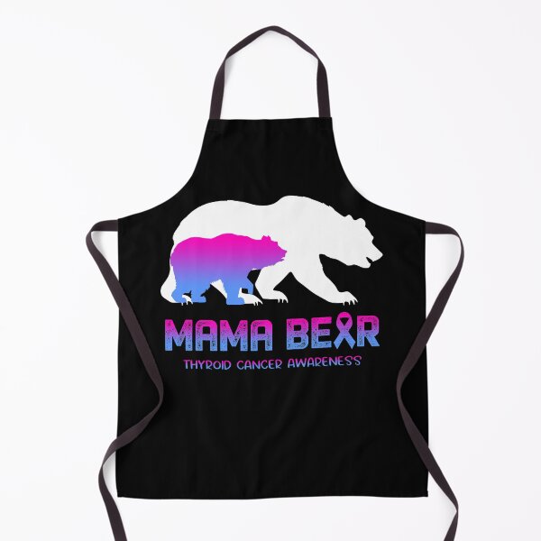 Item preview, Thyroid Cancer Awareness Mama Bear Support Thyroid Cancer designed and sold by Victormoratalla.