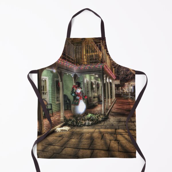 Item preview, Snowman in Village Street Scene designed and sold by Arbrew.