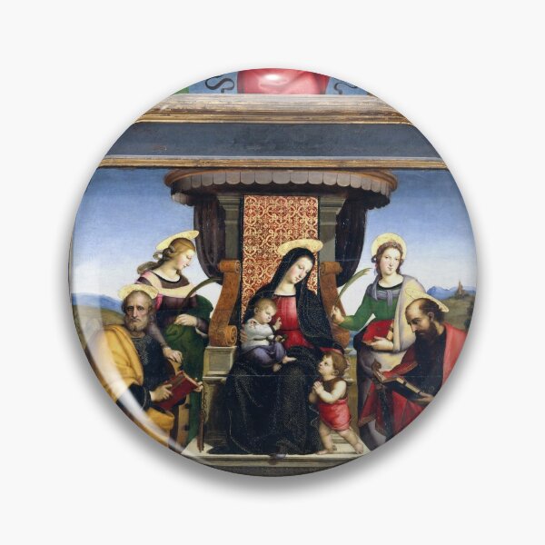 Item preview, Madonna and Child Enthroned with Saints designed and sold by Chrisblazestore.