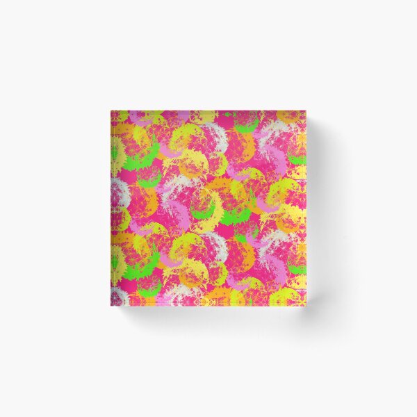 Dandelion clocks Acrylic Block