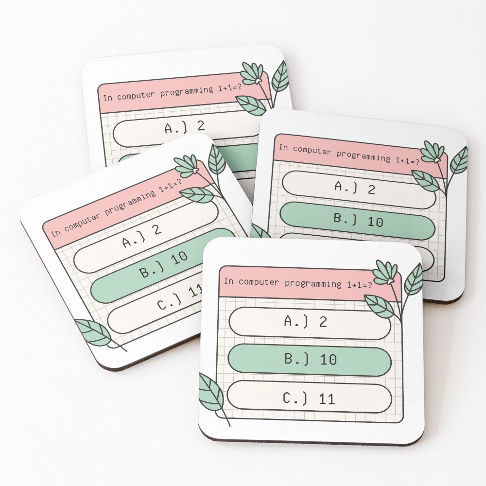 Item preview, Coasters (Set of 4) designed and sold by STEM-women.