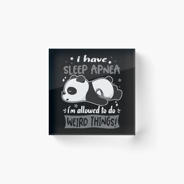 Item preview, Sleep Apnea Warrior I Have Sleep Apnea I Am Allowed To Do Weird Things! designed and sold by GennieShop.