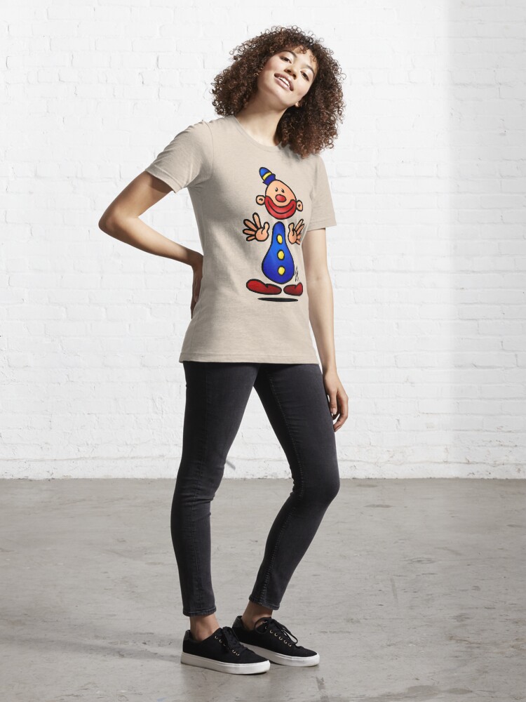 Alternate view of Cheerful circus clown Essential T-Shirt