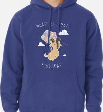 Was auch immer deine Ziege schwimmt Hoodie