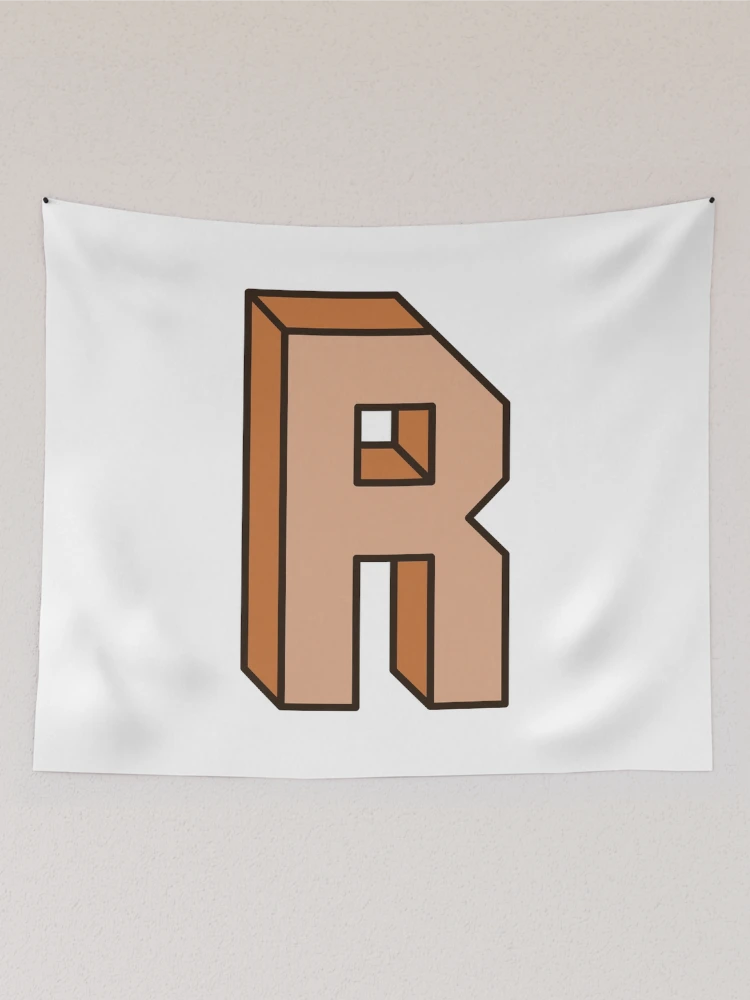 Thumbnail 2 of 3, Tapestry, Block Letter R designed and sold by RinozaRose.