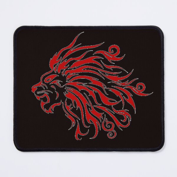 Item preview, Lion red tattoo designed and sold by Rejcharms.