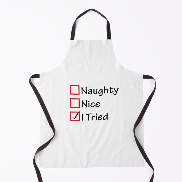 Item preview, NAUGHTY OR NICE I TRIED designed and sold by RetroPlaceee.
