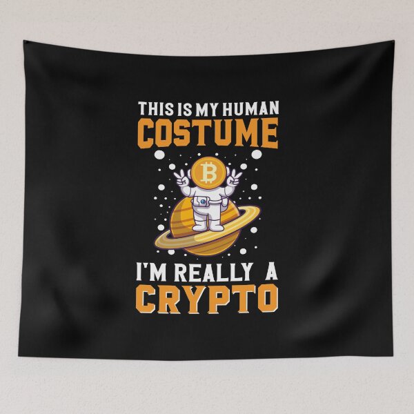 Item preview, This Is My Human Costume I'm Really A Crypto designed and sold by DAFIN.