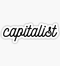 Pegatina Bonita capitalista