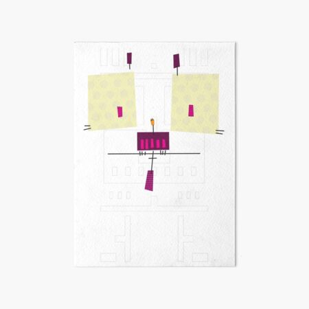 #04 - The Cute Owl Art Board Print