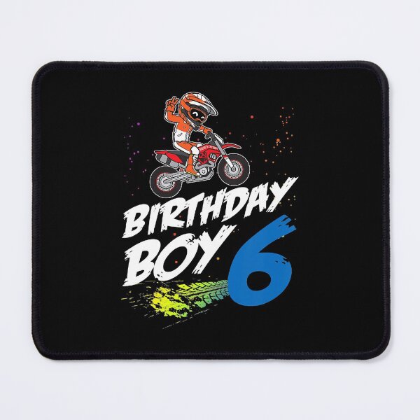 Item preview, 6th Birthday Boy 6 Years Old Dirt Bike Motocross Rider  designed and sold by OroarkBates.