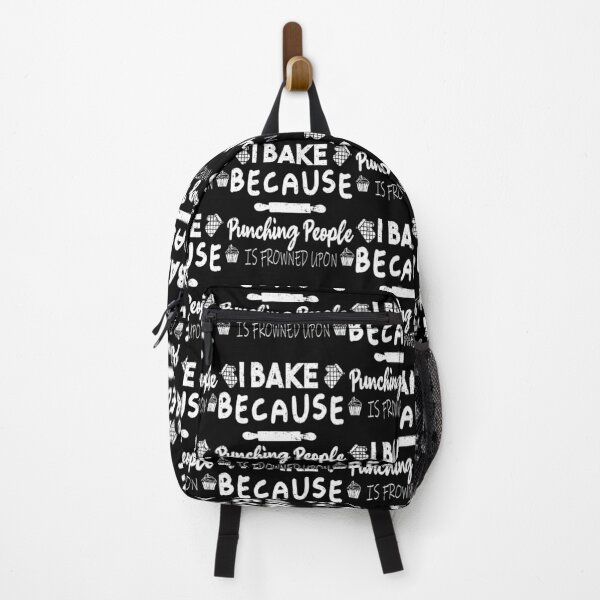 Item preview, I Bake Because Punching People Is Frowned Upon | Funny Sarcasm Lover Baker Gift designed and sold by ilias13.