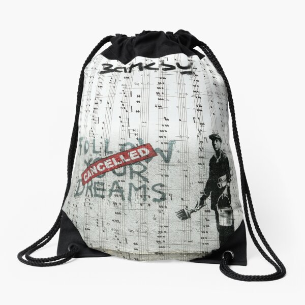 Item preview, Social Art, Banksy Print, Follow your dreams - CANCELLED, Street Art designed and sold by DimDom.