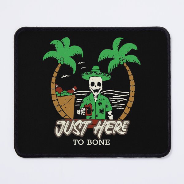 Item preview, Just Here to Bone - funny and naughty skeleton design! designed and sold by HROC.