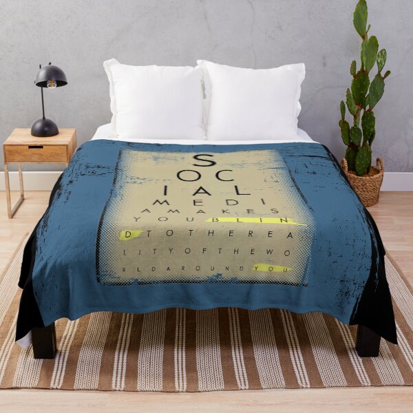 Item preview, Social Media Snellen Eye Chart Message designed and sold by fmDisegno.
