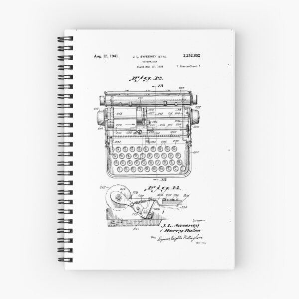 Item preview, Patent - Typewriter designed and sold by AKindChap.