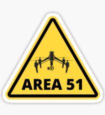 Pegatina AREA-51 DRONE