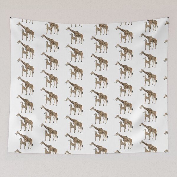 Item preview, Giraffe Mother and Child designed and sold by felissimha.