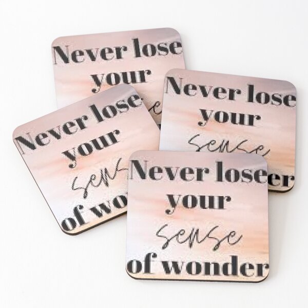 Item preview, Never Lose Your Sense of Wonder, print on stickers, apparel, gifts.    designed and sold by lduke47.