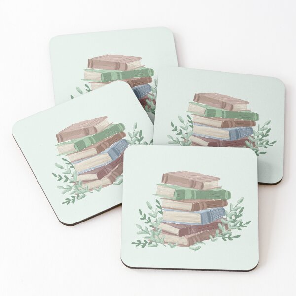 Item preview, Painted stack of books designed and sold by ArtWithAmelia.