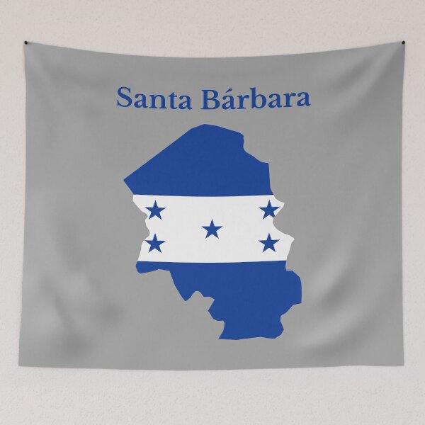Item preview, Santa Barbara Department Map Design, Honduras.  designed and sold by marosharaf.