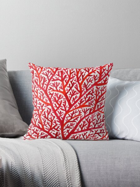 Item preview, Red Fan Coral designed and sold by Cat Coquillette.
