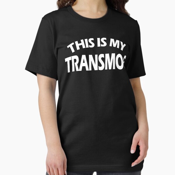 Vista previa del artículo con la obra «Este es mi Transmog (texto blanco)», diseñado y vendido por Macaluso.