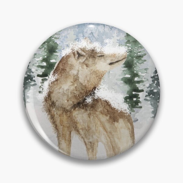 Item preview, Winter Wolf Snow Wolf designed and sold by WildAliceArt.