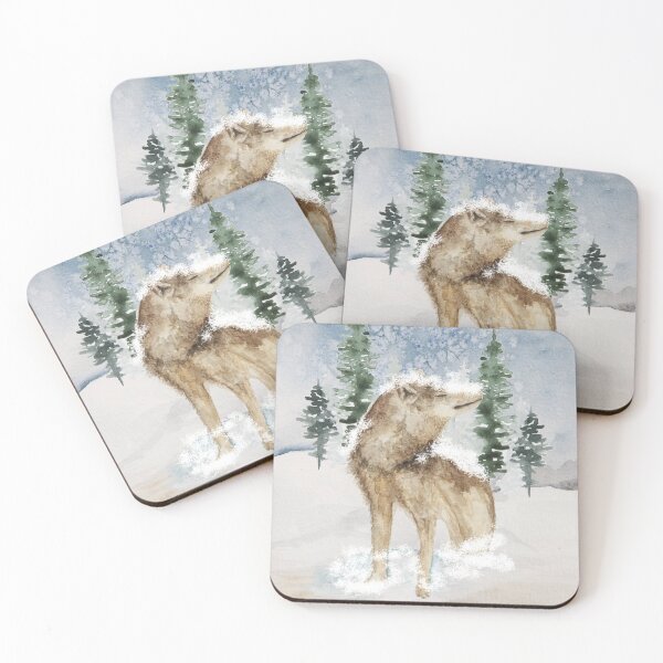 Item preview, Winter Wolf Snow Wolf designed and sold by WildAliceArt.