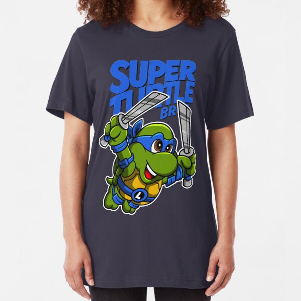 Super Turtle Bros - Leo Slim Fit T-Shirt