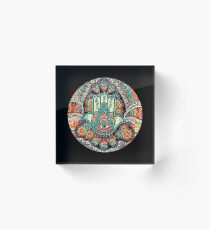 Hamsa Hand Acrylic Block