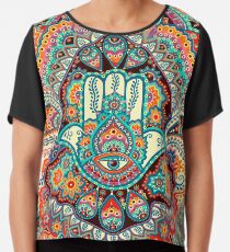 Hamsa Hand Chiffontop