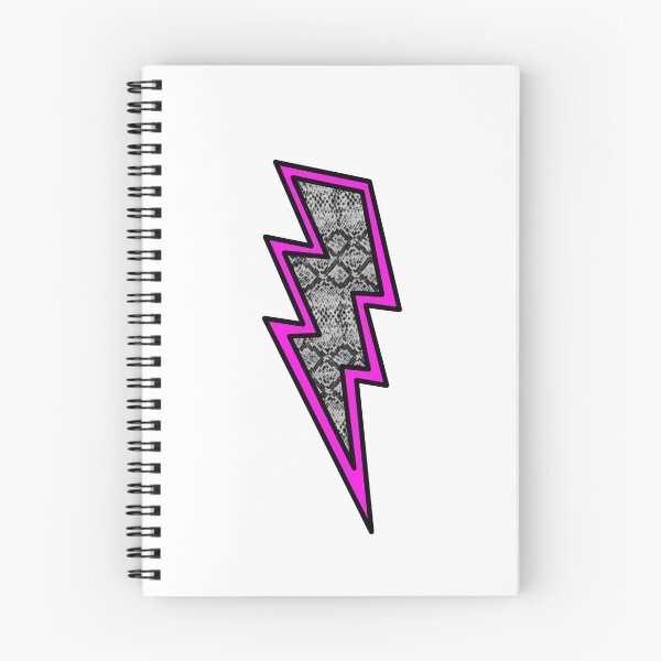Item preview, Snake Skin Pink Lightning Bolt designed and sold by AHTdesigns.