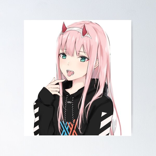 darling in the franxx zero two with lollipop on side and friends on  background and window hd anime Wallpapers, HD Wallpapers