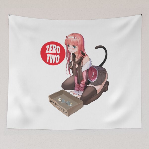 Item preview, meow girl next to box designed and sold by RatliffDelong.