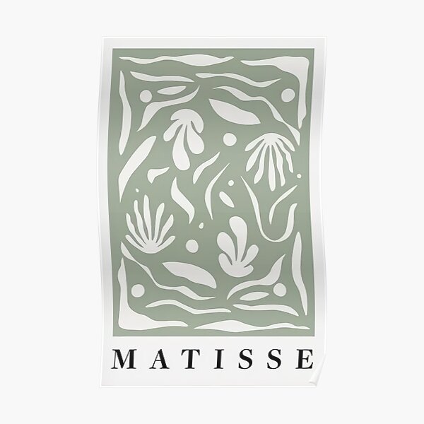 Matisse Sage Green Poster