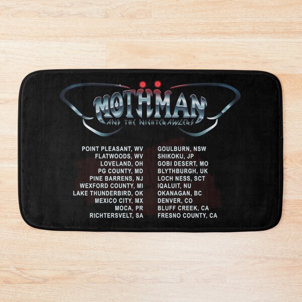 Item preview, Moth Man and the Nightcrawlers Tour designed and sold by Knadire.