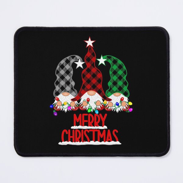 Item preview, Gnome Christmas Lights Buffalo Plaid designed and sold by Tetete.