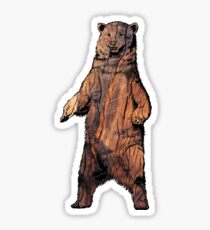 Wood Bear Sticker