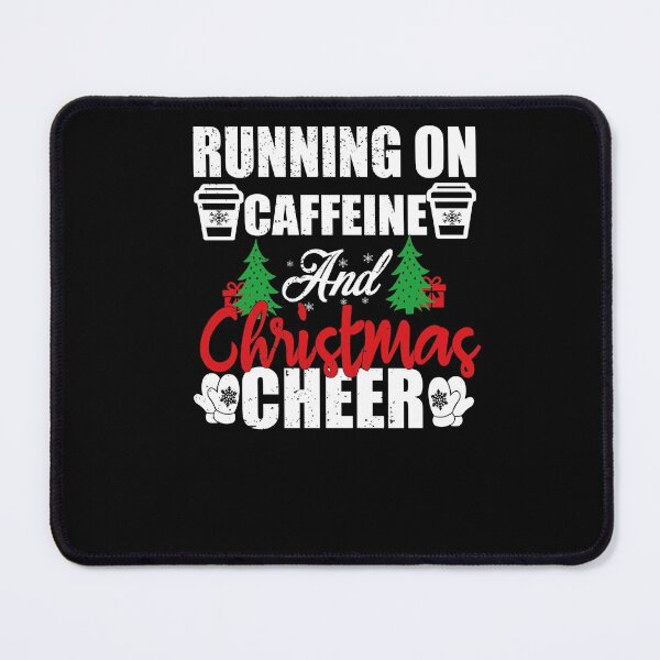 Item preview, Christmas Coffee Shirt | Running On Caffeine And Christmas Cheer | Funny Xmas Coffee Lover Gift designed and sold by ilias13.