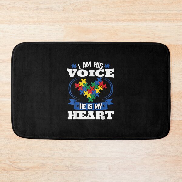 Item preview, I Am His Voice He Is My Heart Autism Awareness Son designed and sold by ShellyDeCeuster.