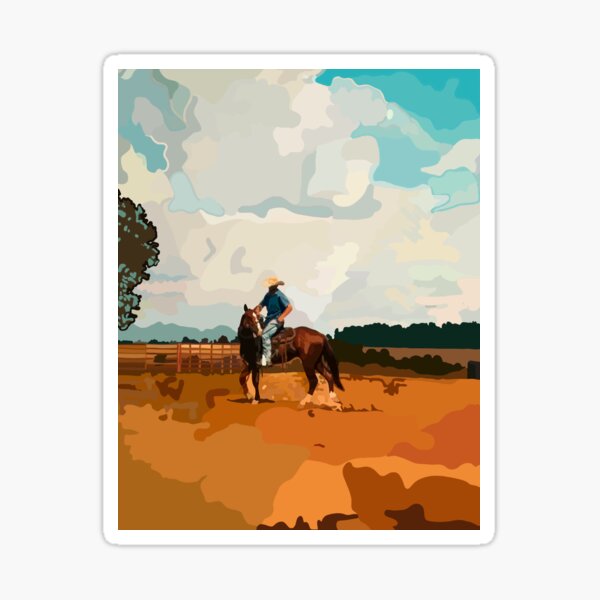 Cowboy Daze Sticker