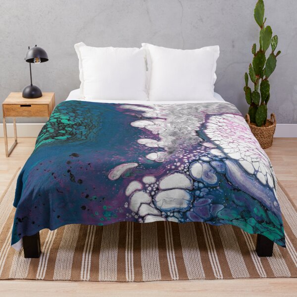 Item preview, Otherworldly Shores - Acrylic Pour designed and sold by HandmadeHill.