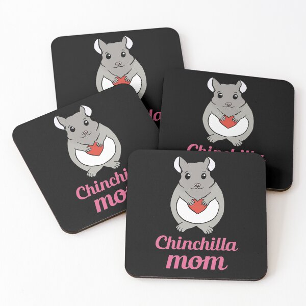 Item preview, Chinchilla Mom: Chinchilla with Heart for Chinchilla Lovers Pink  designed and sold by Mochi-Merch.