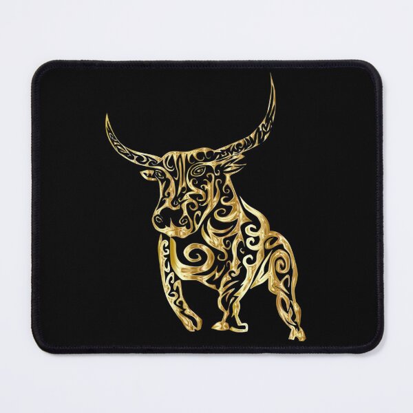 Item preview, The Charging Golden Bull Abstract designed and sold by Dumelang.