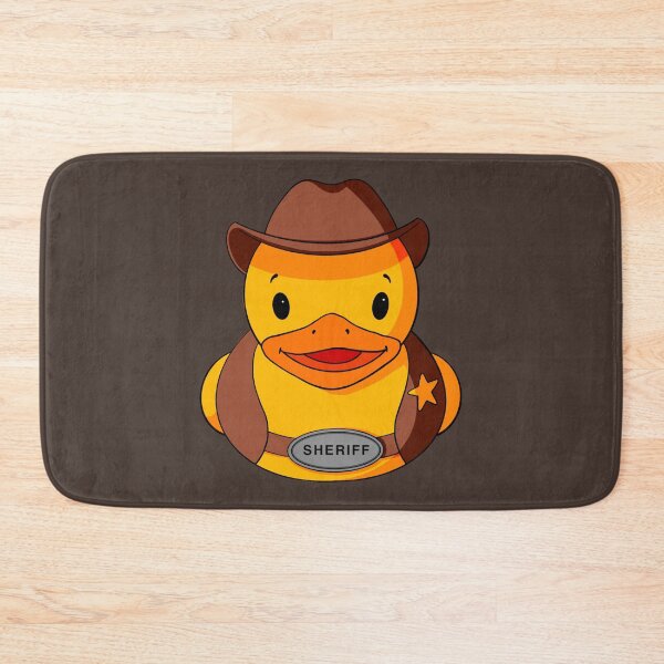 Artikelvorschau, Sheriff-Badeente entworfen und verkauft von Alisha Ober Designs.
