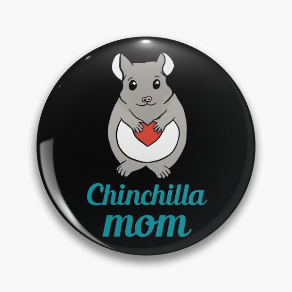 Item preview, Chinchilla Mom: Chinchilla with Heart for Chinchilla Lovers, Blue designed and sold by Mochi-Merch.